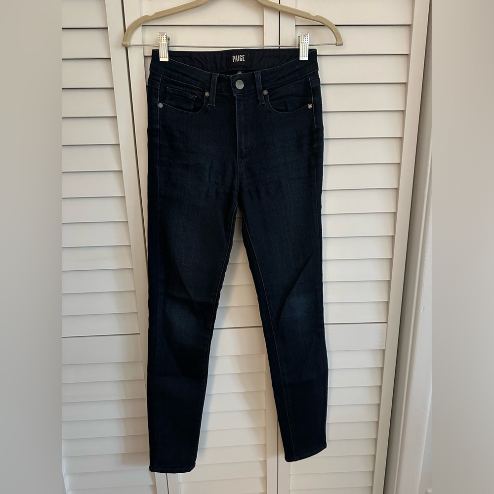Paige Hoxton High-Rise Skinny Ankle Jeans